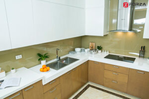Nhà bếp gọn gàng sạch sẽ