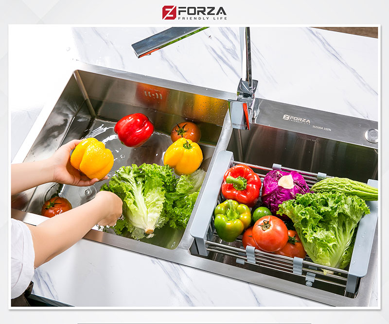 chậu rửa Inox Forza