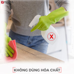 Hạn chế tối đa các loại nước tẩy rửa không an toàn