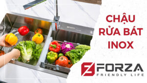 Chậu rửa được làm bằng Inox 304