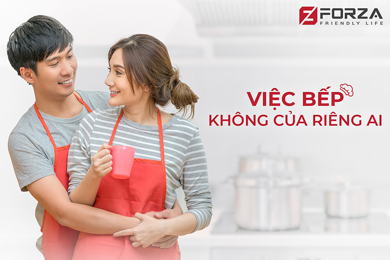 Việc bếp núc không của riêng ai