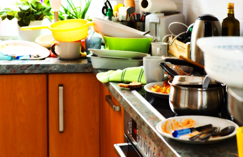 dọn dẹp nhà bếp 