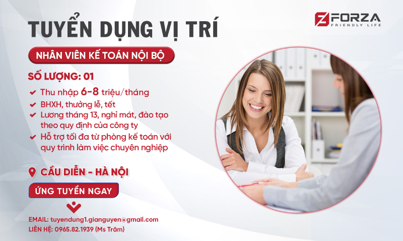 FORZA tuyển dụng 