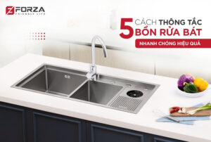 cách thông tắc chậu rửa