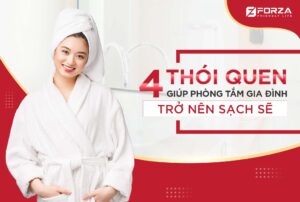 bí quyết giữ phòng tắm sạch sẽ