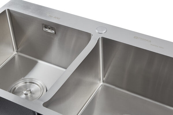 Chậu Rửa FZ - HERA 8245C 2 Hố Cân, Đúc Liền, Syphone Lớn 1