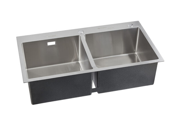 Chậu Rửa FZ - HERA 8245C 2 Hố Cân, Đúc Liền, Syphone Lớn 6
