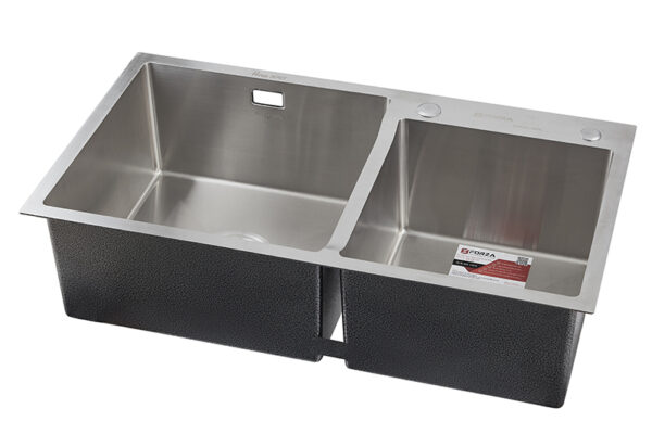 Chậu Rửa FZ - HERA 8245L 2 Hố Lệch, Đúc Liền, Syphone Lớn 6